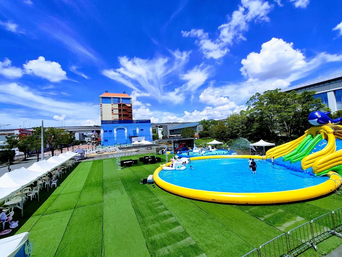 あわの海に飛び込め！夏を満喫！愛知・金城ふ頭 メイカーズ ピアにあわあわスプラッシュガーデンがオープン！