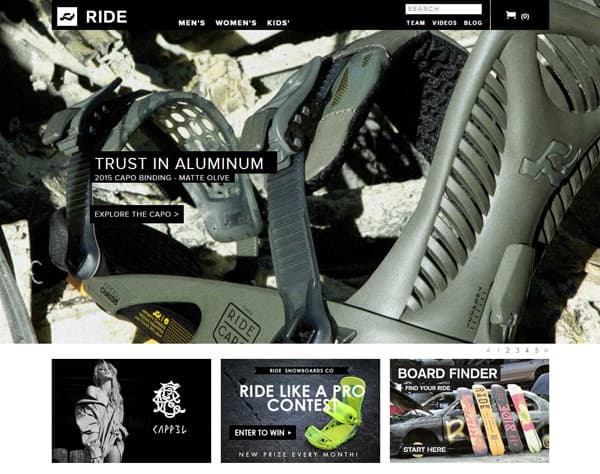 RIDEオフィシャルWEBサイトがリニューアル！