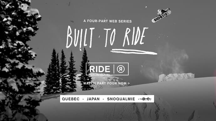RIDEチームムービー第四弾が公開!