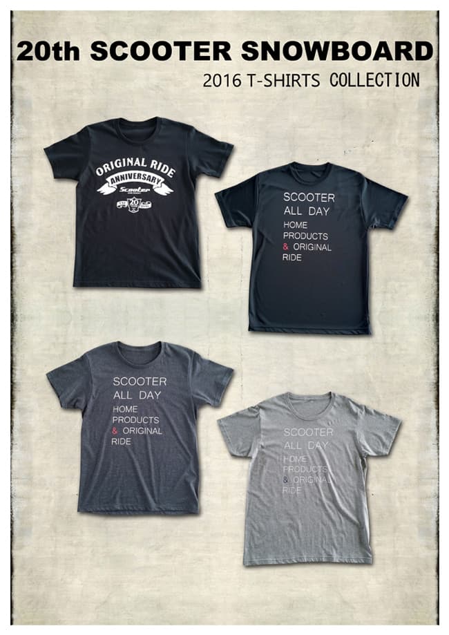 ＳＣＯＯＴＥＲ20周年記念Ｔシャツ発売