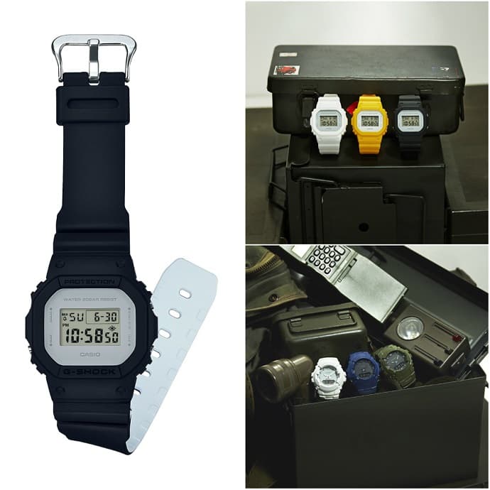 春に活躍するカラーリング コーディネートしやすいシンプルデザインのG-SHOCK