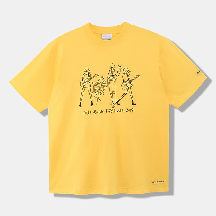 【コロンビア】イラストレーター長場雄さんがイラストを担当！フジロック『コラボＴシャツ』5/24発売！ - 画像3
