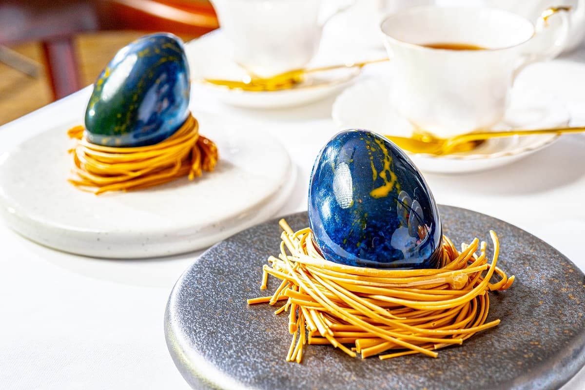 新潟・苗場プリンスホテル「ドラゴンドラの卵」に見立てたスイーツが再登場！和スイーツなアフタヌーンティーセットを販売