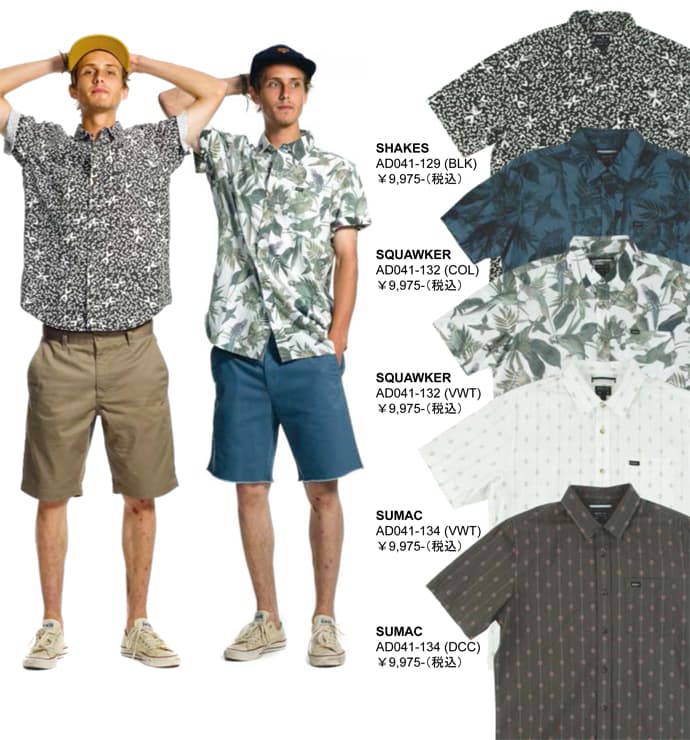 サーファー＆スケーター御用達【RVCA】7月Newアイテム紹介!!