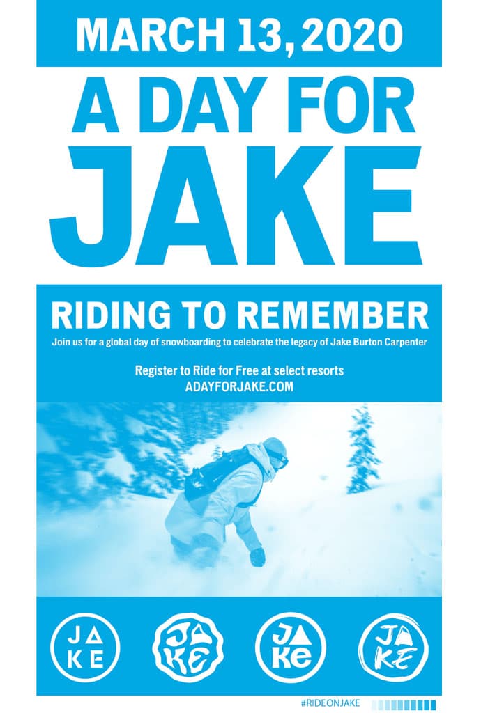 【開催中止のお知らせ】BURTON 「A Day For Jake」