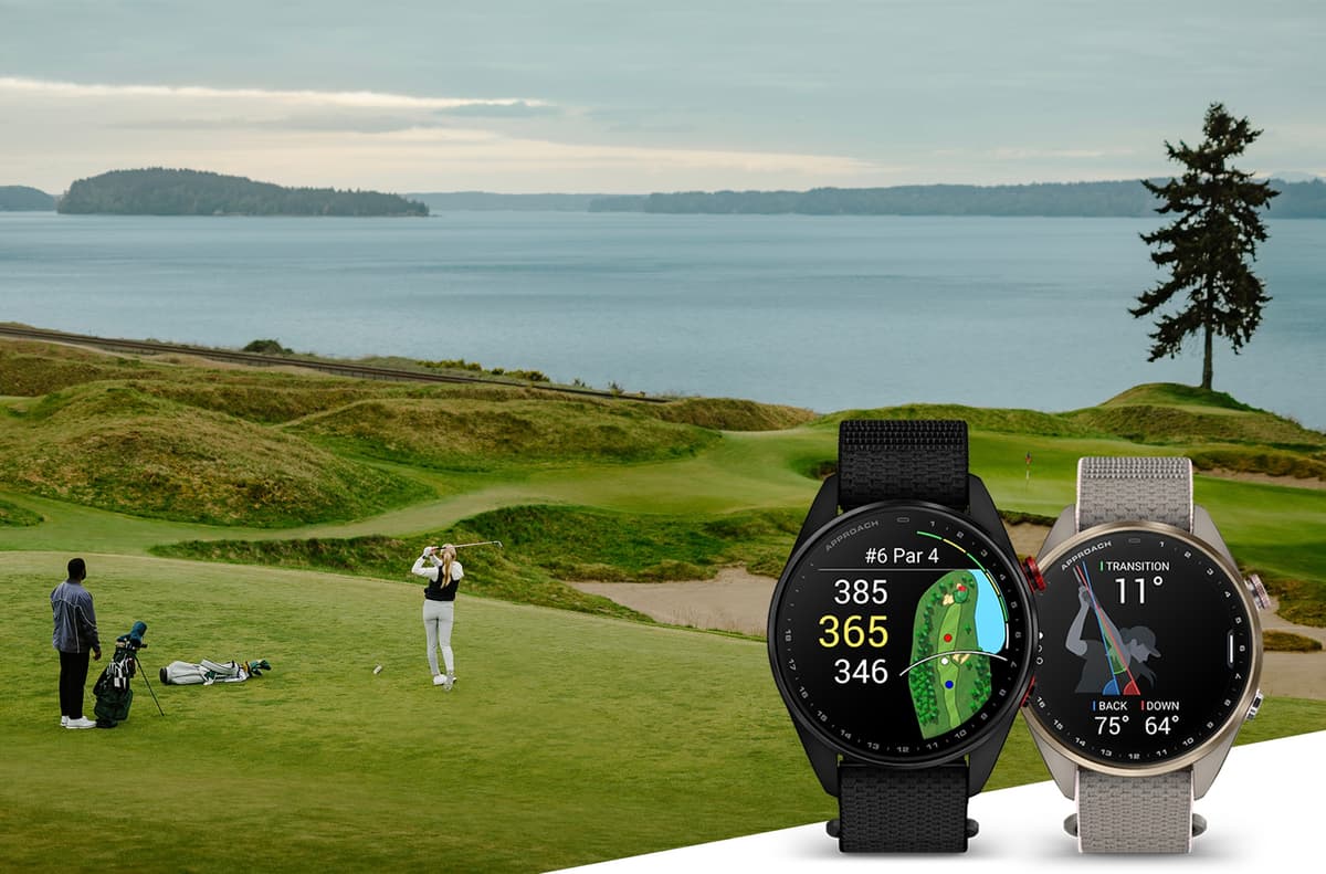 Garmin最上位ゴルフGPSウォッチ「Approach S72」登場。スイングや心拍を分析してスコアアップをサポート