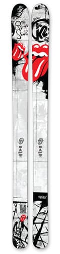 9月14日シアトルおよびワシントンにて【K2 Skis】と【The Rolling Stones】の限定版Rolling Stones スキーを共同で製作決定！