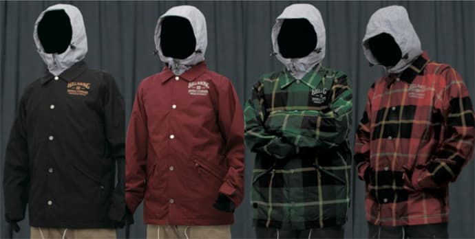 BILLABONG 限定スノーウェア【布施博モデル】