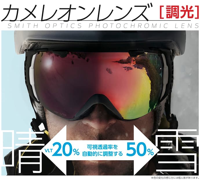 SMITHの調光レンズ【フォトクロミックレンズ】