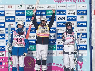 ワールドカップたざわ湖大会デュアルモーグル男子1～6位独占！