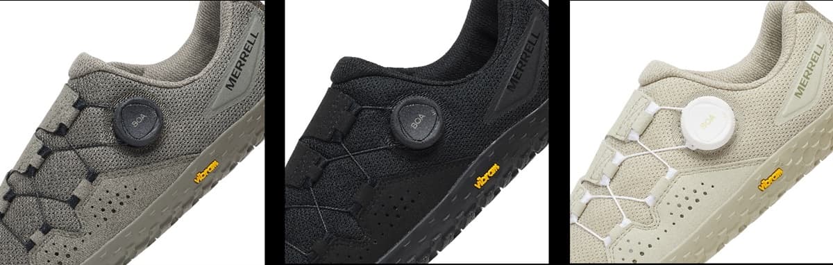 MERRELLのミニマルベアフットシューズにBOA® Fit Systemを搭載モデルが登場