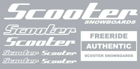 2017 SCOOTER ステッカー発売開始