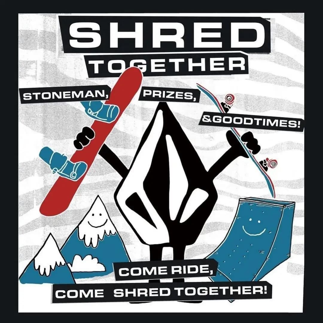 川場スキー場で、1/18 ボルコム Shred Together！VOLCOMライダーと滑る、特別な1日
