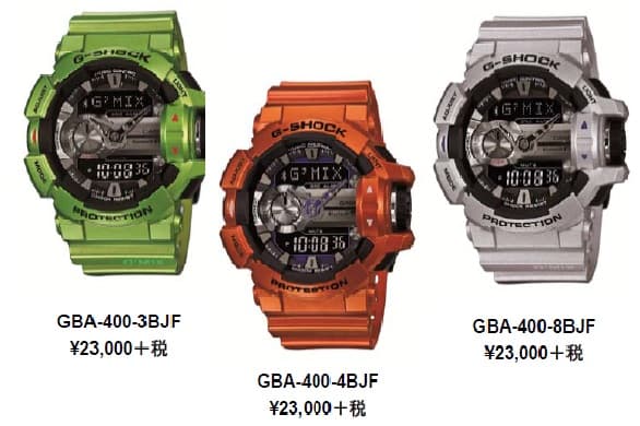 スマホのミュージックプレイヤーを操作できるG-SHOCK「G’MIX」にクラブシーンに映えるメタリックカラーが登場