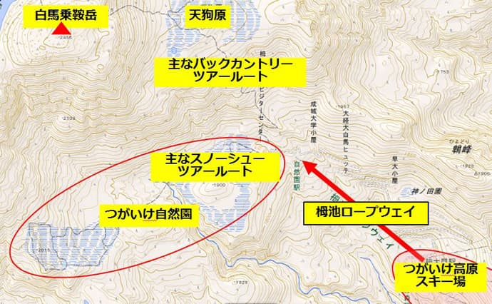 【つがいけ高原スキー場】ガイド付きバックカントリーツアー客限定！栂池ロープウェイ、2月20日より厳冬期のトライアル運⾏を開始 - 画像4