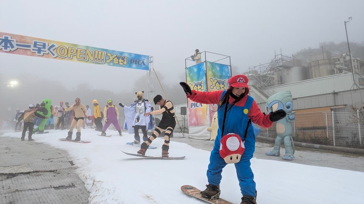 【静岡県】スノーパークイエティ　26年連続の日本最速オープン！