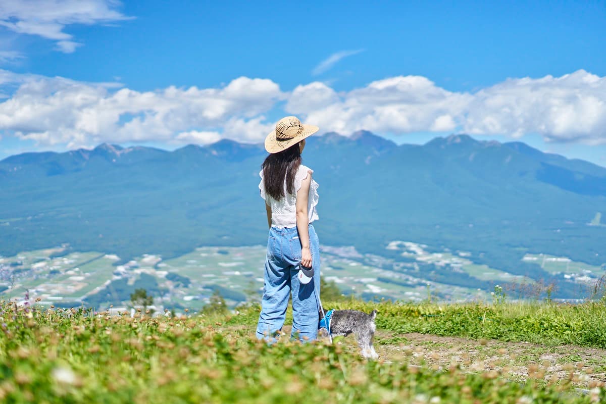 富士見パノラマリゾートで楽しむ、愛犬との涼やかな高原時間。登山・ランチ・音楽・星空も満喫