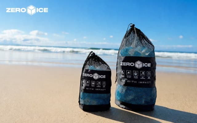「溶けない」クーラーボックス専用アイスキューブ「ZERO ICE」一般販売開始