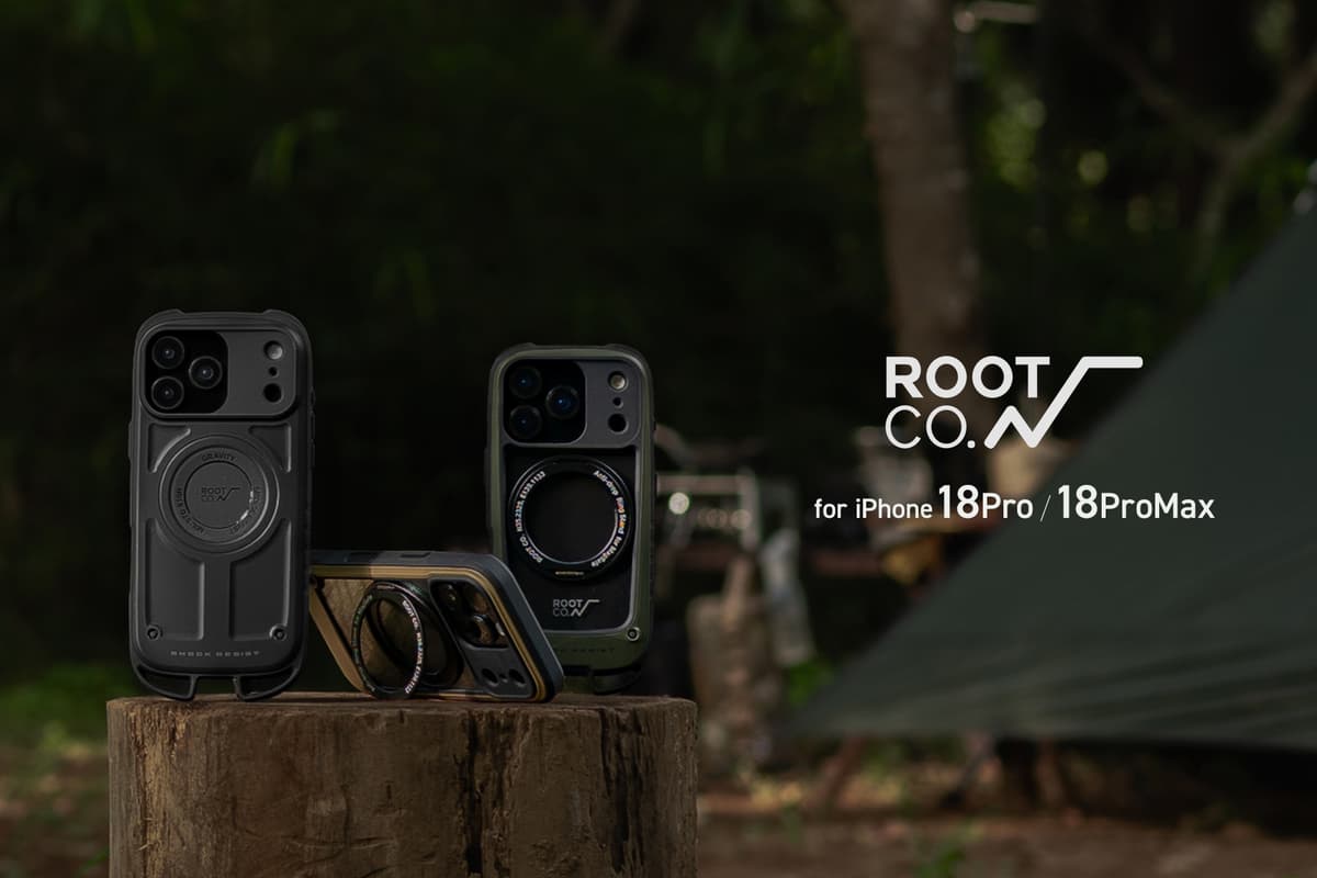 iPhone 18 Pro／Pro Maxをアウトドア仕様に。ROOT CO.「GRAVITY」シリーズ対応ケースが登場