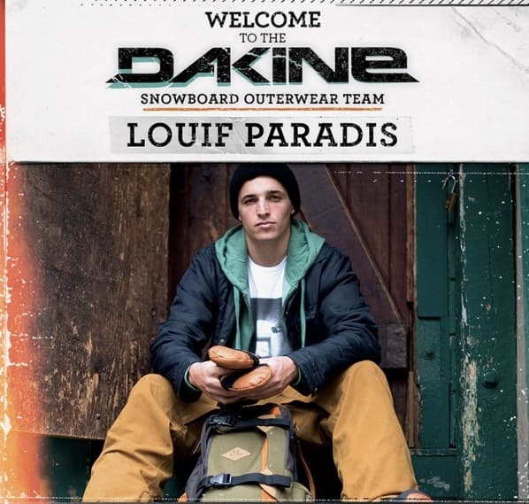 Louif ParadisとDesiree MelanconがDAKINE OUTWEARチームに加入!!