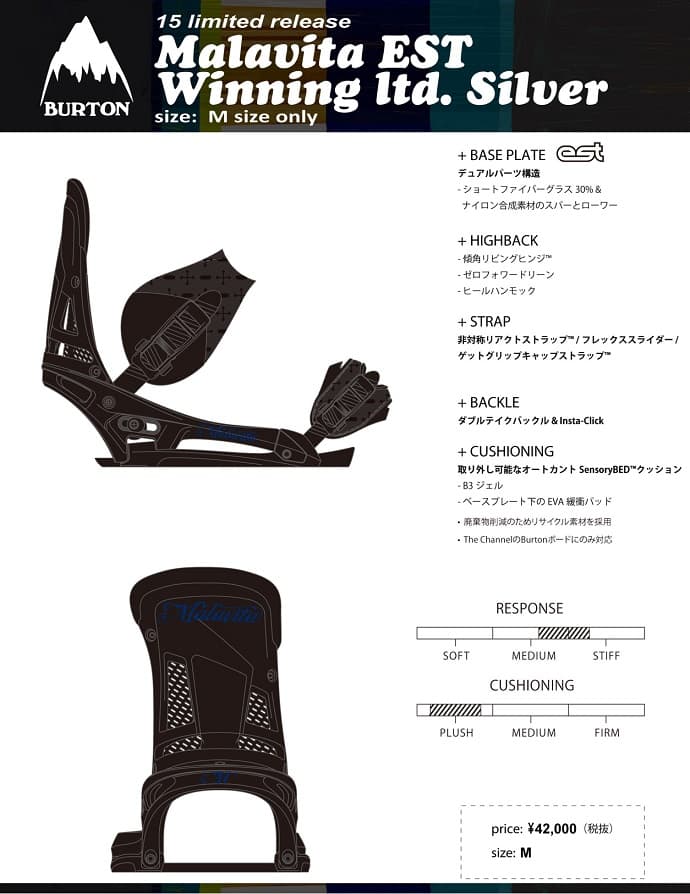 2015シーズンのレイトモデルのご案内 - 画像4