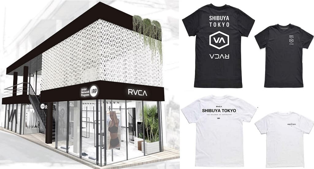 『RVCA』国内1号店が渋谷にオープン!