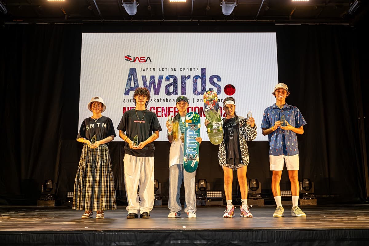 小野寺吟雲ほか、パリのメダリストを含む注目の次世代ライダーたちが受賞!『JAPAN ACTION SPORTS AWARDS 2024 NEXT GENERATION』授賞式