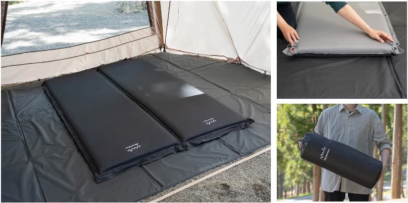 累計5万点販売した人気シリーズがさらに進化! Alpen Outdoorsより厚さ7cmで寝心地抜群の「インフレータブルマット7」が新登場