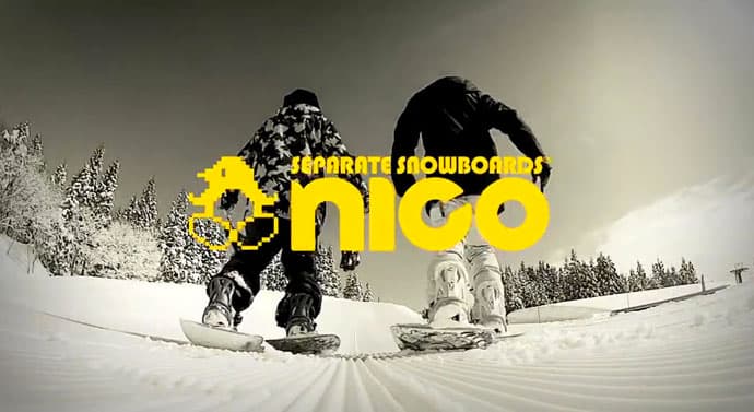 セパレートスノーボードNICO 14-15最新PV公開
