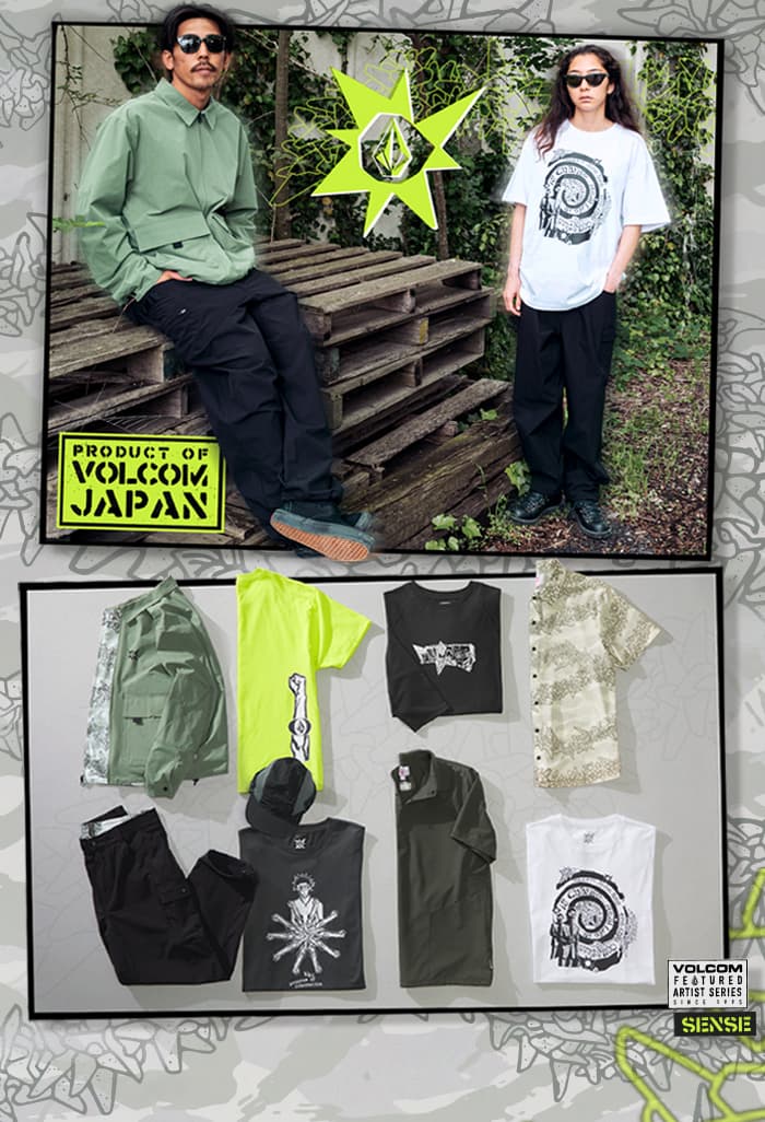 VOLCOM × 坂巻善徳 Sense コラボレーション POVJコレクション発表!
