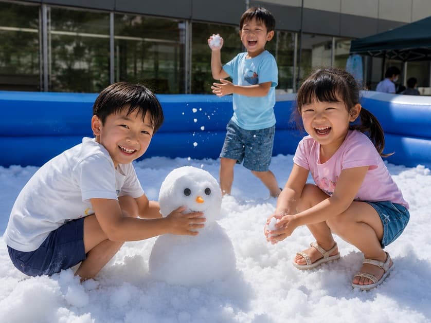 真夏の高原で雪遊び!タングラム、8月限定の特別イベントを開催