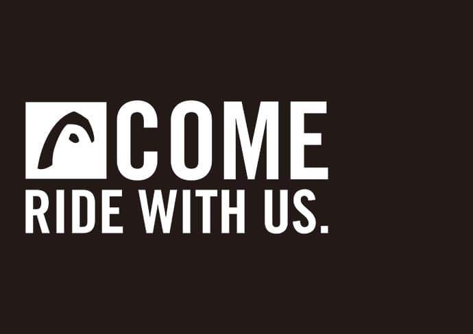 head【COME RIDE WITH US】全国ツアー!