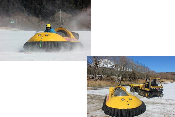 富士山二合目のスキー場「イエティ」 「ホバークラフト」が日本初登場! - 画像2