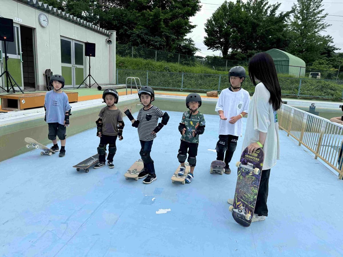 閉校した小学校のプールをスケートパークに再利用! JWSC国際スノーボード&スケートボード専門学校の学生が長野で地域活性化プロジェクトを実施 - 画像4