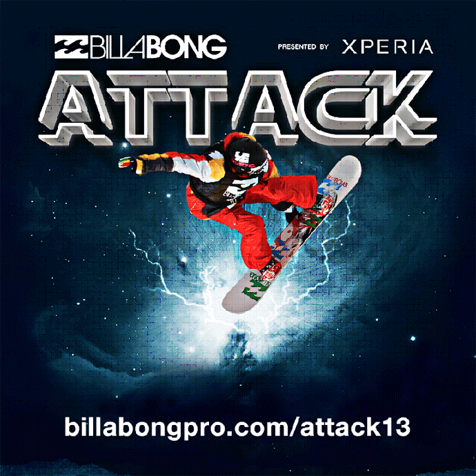 3/30(土) BILLABONG ATTACK presented by Xperia 2013 開催!!