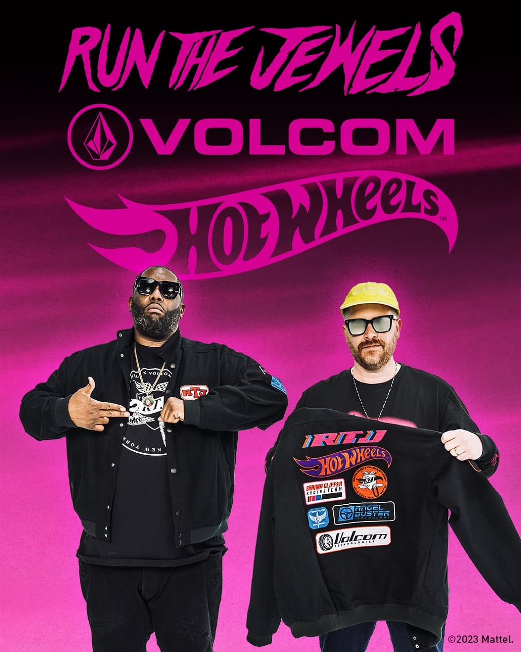 【RUN THE JEWELS×HOT WHEELS×VOLCOM 】3ブランドによるコラボが実現!