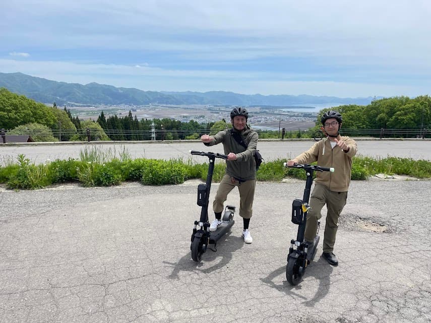 福島・猪苗代町で、7月から電動キックボードの実証実験を開始。訪問客の行動範囲を広げ、 地域の活性化を目指す