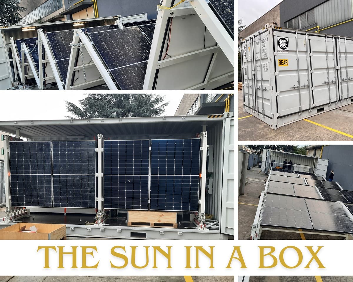 大阪・関西万博2025にてイタリアKitenergy社が「THE SUN IN A BOX」を発表。革新的な太陽光発電でスキー場や遊園地など効率的な電力運営を目指し、アジア市場に参入