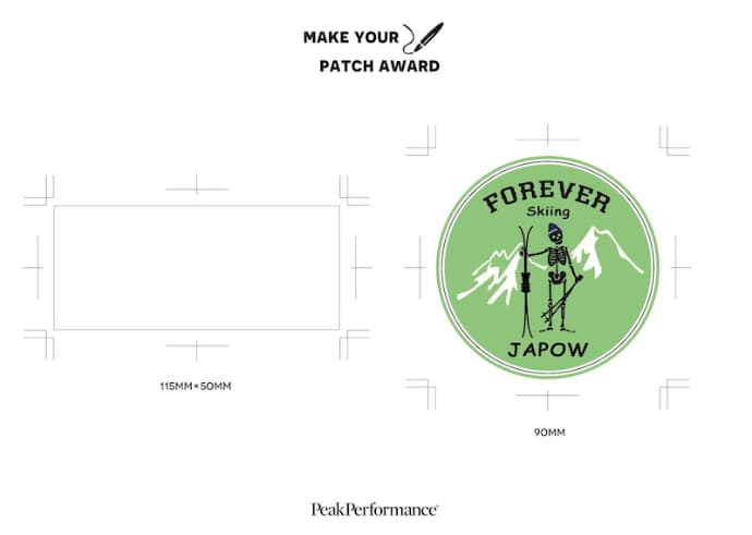 【PeakPerformance】PATCHをデザインしてコンテストに応募しよう!(2021年10月17日まで) - 画像4
