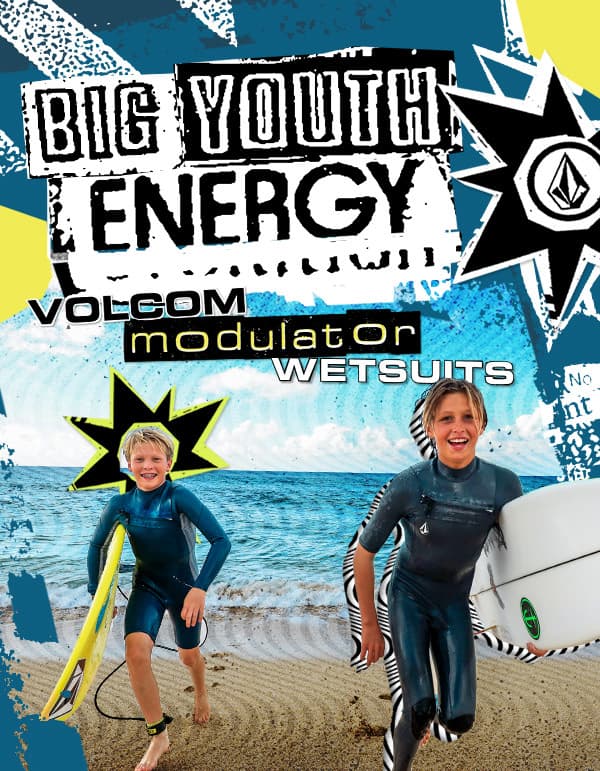 VOLCOMより ユース、ウィメンズ ウェットスーツ がリリース