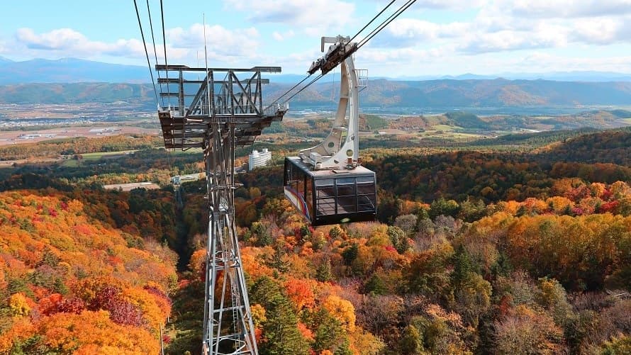 富良野スキー場(北海道)、2025年10月7日(火)より富良野ロープウェー山頂駅舎エリアに「絶景×遊び」をテーマにした新スポット「ふらのの森“ASOBOU”」の紅葉営業を開始