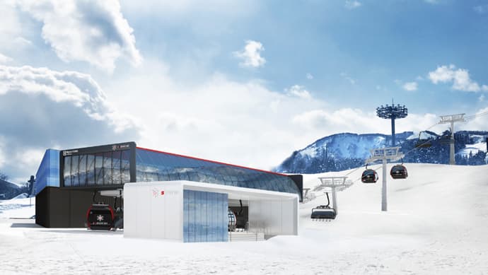 石打丸山スキー場に最新鋭「コンビリフト」新設!