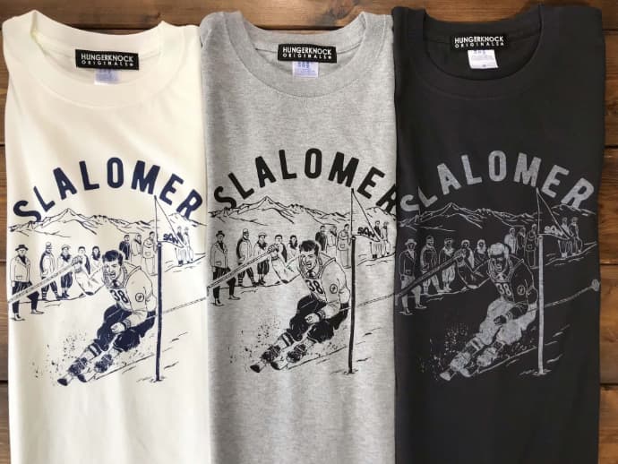 アツい滑りのあなたに送る激推しアイテム!「長野県スキー連盟(SAN)×Hungerknockoriginalsコラボ」スラローマーHoodie&T-shirtのご紹介。 - 画像2