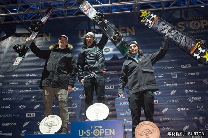 BURTON US OPENスロープスタイルで角野友基が日本人初優勝!