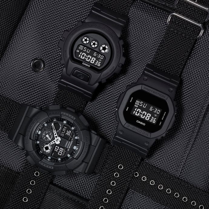 オールブラック&クロスバンド採用で ミリタリーテイスト溢れる無骨さが特徴のNew G-SHOCKが登場!!