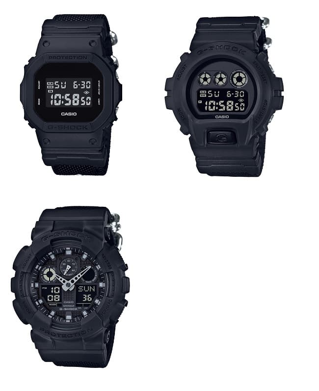 オールブラック&クロスバンド採用で ミリタリーテイスト溢れる無骨さが特徴のNew G-SHOCKが登場!! - 画像2