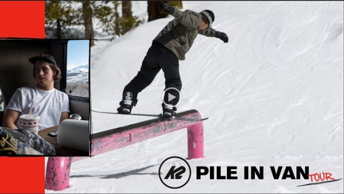 K2 Snowboarding Pile In Van Tour Part.4 が公開